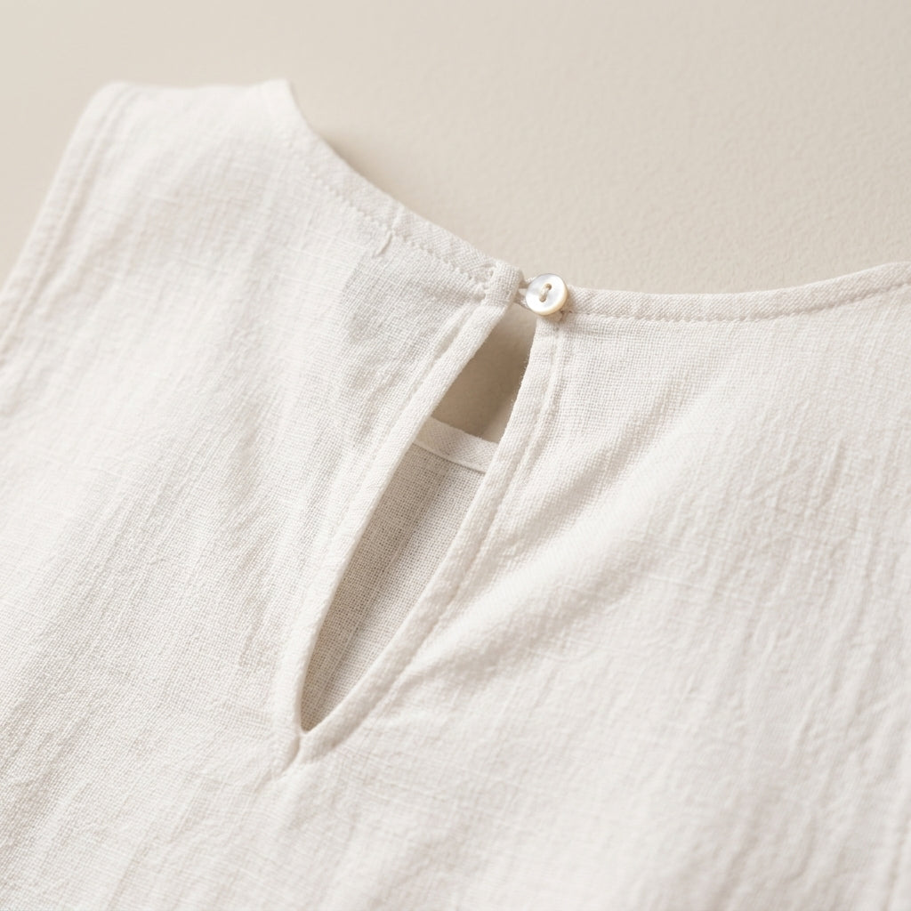 Robe Sans Manches en Dentelle — Coupe Évasée & Chic